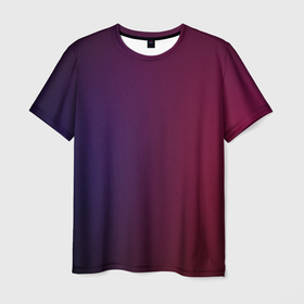 Мужская футболка 3D с принтом Столкновение двух цветов , 100% полиэфир | прямой крой, круглый вырез горловины, длина до линии бедер | 