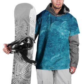 Накидка на куртку 3D с принтом красивая морская волна в Новосибирске, 100% полиэстер |  | Тематика изображения на принте: 