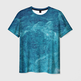 Мужская футболка 3D с принтом красивая морская волна в Белгороде, 100% полиэфир | прямой крой, круглый вырез горловины, длина до линии бедер | 