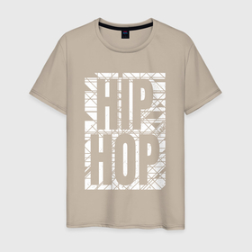Мужская футболка хлопок с принтом Hip hop большая поцарапанная надпись , 100% хлопок | прямой крой, круглый вырез горловины, длина до линии бедер, слегка спущенное плечо. | 
