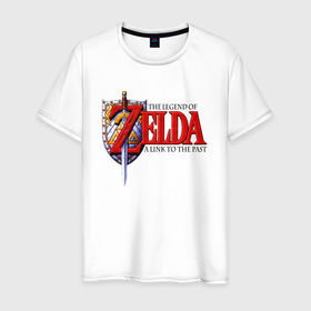 Мужская футболка хлопок с принтом The Legend of Zelda game в Санкт-Петербурге, 100% хлопок | прямой крой, круглый вырез горловины, длина до линии бедер, слегка спущенное плечо. | 