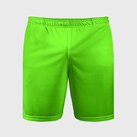 Мужские шорты спортивные с принтом Кислотный зеленый в Тюмени,  |  | 