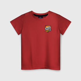 Детская футболка хлопок с принтом Форма ФК Форсаж базовая в Курске, 100% хлопок | круглый вырез горловины, полуприлегающий силуэт, длина до линии бедер | 