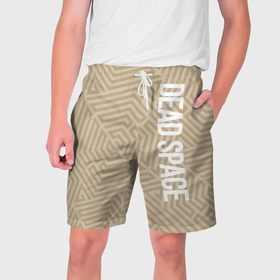 Мужские шорты 3D с принтом Dead Space ,  полиэстер 100% | прямой крой, два кармана без застежек по бокам. Мягкая трикотажная резинка на поясе, внутри которой широкие завязки. Длина чуть выше колен | 