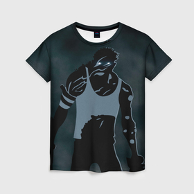 Женская футболка 3D с принтом Dead By Daylight   Hillbilly в Кировске, 100% полиэфир ( синтетическое хлопкоподобное полотно) | прямой крой, круглый вырез горловины, длина до линии бедер | 