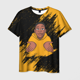 Мужская футболка 3D с принтом Хаби Лейм   мем в Тюмени, 100% полиэфир | прямой крой, круглый вырез горловины, длина до линии бедер | 