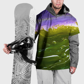 Накидка на куртку 3D с принтом Земля с орбиты , 100% полиэстер |  | 