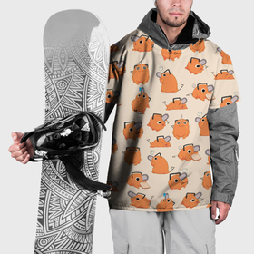 Накидка на куртку 3D с принтом Человек бензопила   Почита и хлебушек в Тюмени, 100% полиэстер |  | Тематика изображения на принте: 