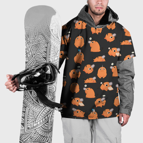 Накидка на куртку 3D с принтом Chainsaw Man   Почита паттерн в Тюмени, 100% полиэстер |  | Тематика изображения на принте: 