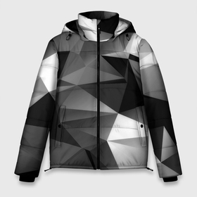 Мужская зимняя куртка 3D с принтом Geometry grey ship в Тюмени, верх — 100% полиэстер; подкладка — 100% полиэстер; утеплитель — 100% полиэстер | длина ниже бедра, свободный силуэт Оверсайз. Есть воротник-стойка, отстегивающийся капюшон и ветрозащитная планка. 

Боковые карманы с листочкой на кнопках и внутренний карман на молнии. | 