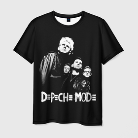 Мужская футболка 3D с принтом Depeche Mode Violator в Санкт-Петербурге, 100% полиэфир | прямой крой, круглый вырез горловины, длина до линии бедер | Тематика изображения на принте: 