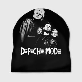 Шапка 3D с принтом Depeche Mode Violator в Петрозаводске, 100% полиэстер | универсальный размер, печать по всей поверхности изделия | Тематика изображения на принте: 