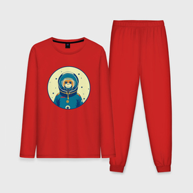 Мужская пижама с лонгсливом хлопок с принтом Ретро обезьяна в Кировске,  |  | 
