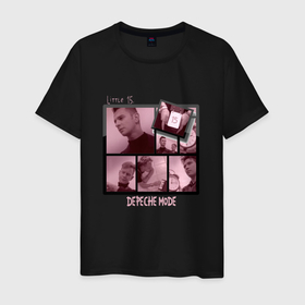 Мужская футболка хлопок с принтом Depeche Mode   Little 15 в Петрозаводске, 100% хлопок | прямой крой, круглый вырез горловины, длина до линии бедер, слегка спущенное плечо. | 