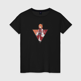 Женская футболка хлопок с принтом Красный дракон Лайка   Убивая слизней в Тюмени, 100% хлопок | прямой крой, круглый вырез горловины, длина до линии бедер, слегка спущенное плечо | 
