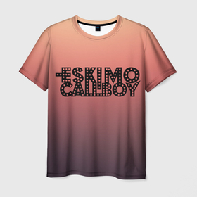 Мужская футболка 3D с принтом Eskimo Callboy electric , 100% полиэфир | прямой крой, круглый вырез горловины, длина до линии бедер | 