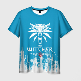 Мужская футболка 3D с принтом The Witcher 3 Wild Hunt крутая в Белгороде, 100% полиэфир | прямой крой, круглый вырез горловины, длина до линии бедер | Тематика изображения на принте: 