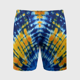 Мужские шорты спортивные с принтом Tie dye стиль хиппи в Санкт-Петербурге,  |  | Тематика изображения на принте: 
