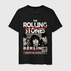 Мужская футболка хлопок с принтом The Rolling Stones rock в Кировске, 100% хлопок | прямой крой, круглый вырез горловины, длина до линии бедер, слегка спущенное плечо. | 