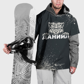 Накидка на куртку 3D с принтом Даниил зубастый волк в Петрозаводске, 100% полиэстер |  | Тематика изображения на принте: 