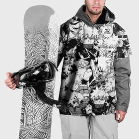 Накидка на куртку 3D с принтом Кацуки Бакуго   Моя геройская академия в Кировске, 100% полиэстер |  | 