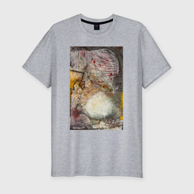 Мужская футболка хлопок Slim с принтом Autumn в Белгороде, 92% хлопок, 8% лайкра | приталенный силуэт, круглый вырез ворота, длина до линии бедра, короткий рукав | Тематика изображения на принте: 