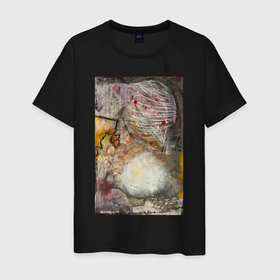 Мужская футболка хлопок с принтом Autumn в Белгороде, 100% хлопок | прямой крой, круглый вырез горловины, длина до линии бедер, слегка спущенное плечо. | Тематика изображения на принте: 