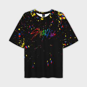 Мужская футболка oversize 3D с принтом Stray Kids K Idols Ли Ноу ,  |  | 