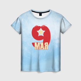 Женская футболка 3D с принтом 9 Мая праздник победы в Екатеринбурге, 100% полиэфир ( синтетическое хлопкоподобное полотно) | прямой крой, круглый вырез горловины, длина до линии бедер | 