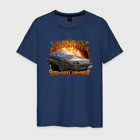 Мужская футболка хлопок с принтом Маслкар Chevrolet Camaro 1983 года , 100% хлопок | прямой крой, круглый вырез горловины, длина до линии бедер, слегка спущенное плечо. | 
