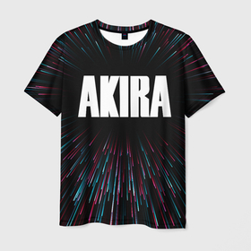 Мужская футболка 3D с принтом Akira infinity в Петрозаводске, 100% полиэфир | прямой крой, круглый вырез горловины, длина до линии бедер | Тематика изображения на принте: 