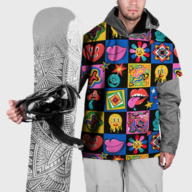 Накидка на куртку 3D с принтом Funny cartoon characters в Екатеринбурге, 100% полиэстер |  | Тематика изображения на принте: 