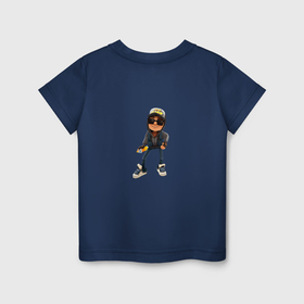 Детская футболка хлопок с принтом Subway Surfers в Петрозаводске, 100% хлопок | круглый вырез горловины, полуприлегающий силуэт, длина до линии бедер | 