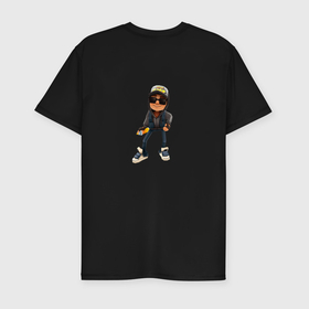Мужская футболка хлопок Slim с принтом Subway Surfers в Тюмени, 92% хлопок, 8% лайкра | приталенный силуэт, круглый вырез ворота, длина до линии бедра, короткий рукав | 
