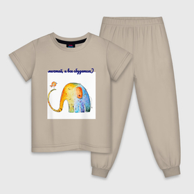 Детская пижама хлопок с принтом мечтай в Новосибирске, 100% хлопок |  брюки и футболка прямого кроя, без карманов, на брюках мягкая резинка на поясе и по низу штанин
 | Тематика изображения на принте: 