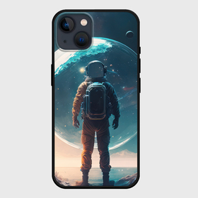 Чехол для iPhone 14 с принтом Космонавт без головы на другой планете в Кировске,  |  | 