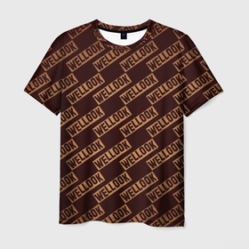 Мужская футболка 3D с принтом Word text patterns , 100% полиэфир | прямой крой, круглый вырез горловины, длина до линии бедер | 