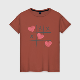 Женская футболка хлопок с принтом Любовь всегда побеждает в Курске, 100% хлопок | прямой крой, круглый вырез горловины, длина до линии бедер, слегка спущенное плечо | 