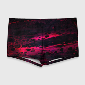 Мужские купальные плавки 3D с принтом Розовые тёмные краски в Курске, Полиэстер 85%, Спандекс 15% |  | 