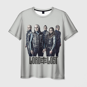 Мужская футболка 3D с принтом Lord of the lost в Петрозаводске, 100% полиэфир | прямой крой, круглый вырез горловины, длина до линии бедер | 
