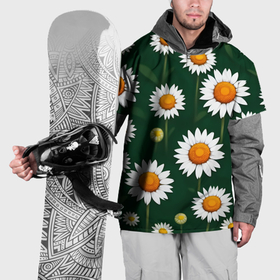 Накидка на куртку 3D с принтом Ромашки в поле , 100% полиэстер |  | 