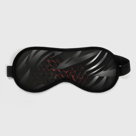Маска для сна 3D с принтом black and red  abstract в Санкт-Петербурге, внешний слой — 100% полиэфир, внутренний слой — 100% хлопок, между ними — поролон |  | 