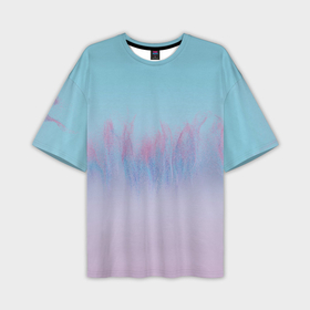 Мужская футболка oversize 3D с принтом Пурпурный огонь в Белгороде,  |  | 