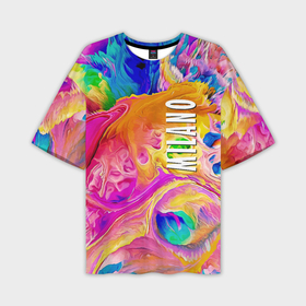 Мужская футболка oversize 3D с принтом Abstract colorful composition   Milano ,  |  | 