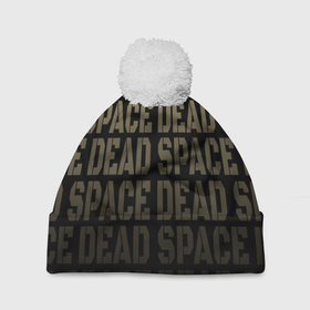 Шапка 3D c помпоном с принтом Dead Space или мертвый космос в Курске, 100% полиэстер | универсальный размер, печать по всей поверхности изделия | 