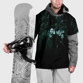 Накидка на куртку 3D с принтом Сумерки Белла Эдвард Джейкоб арт в Курске, 100% полиэстер |  | 