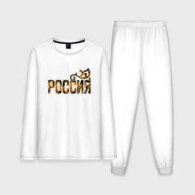 Мужская пижама с лонгсливом хлопок с принтом Россия: в стиле хохлома в Петрозаводске,  |  | 