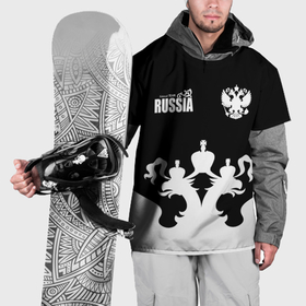 Накидка на куртку 3D с принтом Russia national team , 100% полиэстер |  | Тематика изображения на принте: 