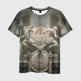 Мужская футболка 3D с принтом Знаки братства ассасинов в Кировске, 100% полиэфир | прямой крой, круглый вырез горловины, длина до линии бедер | 