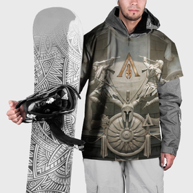 Накидка на куртку 3D с принтом Знаки братства ассасинов в Тюмени, 100% полиэстер |  | Тематика изображения на принте: 